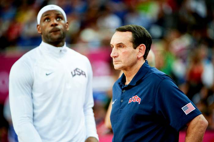 LeBron knew the authority and respect he had—and Coach K knew he needed it.